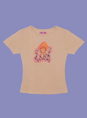 Flame Bunnies Baby Tee